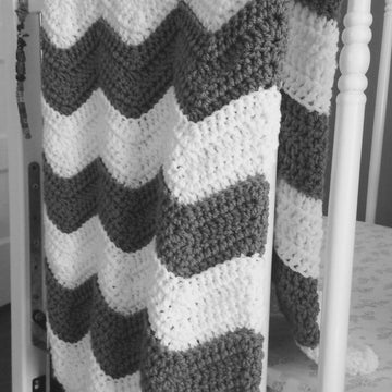 Ripples and Ridges Baby Blanket