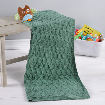 1208 Dorado - Blanket Knitting Pattern for Babies and Home in Valley Yarns Montague
