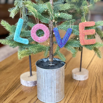 Christmas Letter Ornaments