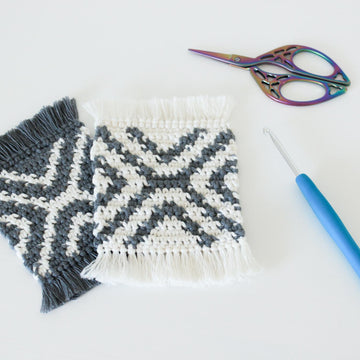 Geometric Mug Rug