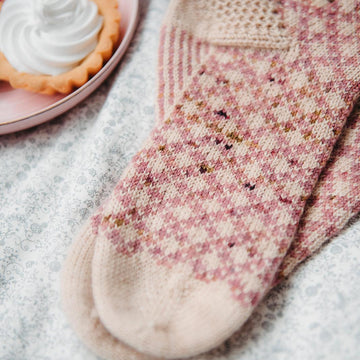 Rhubarb and Custard Socks