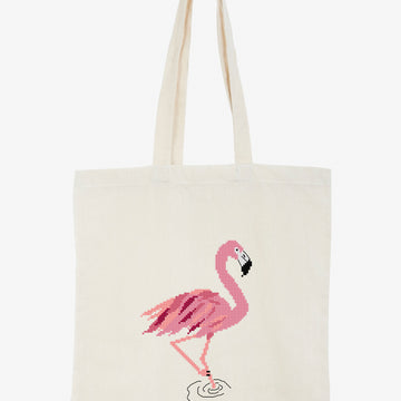 Flamingo in DMC - PAT0778 -  Downloadable PDF