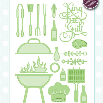 Creative Expressions Craft Dies By Sue Wilson - Necessities-King Of The Grill .31" To 2"