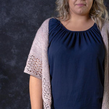 Touch Of Lace Crescent Shawl