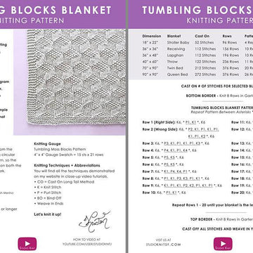 Tumbling Blocks Blanket
