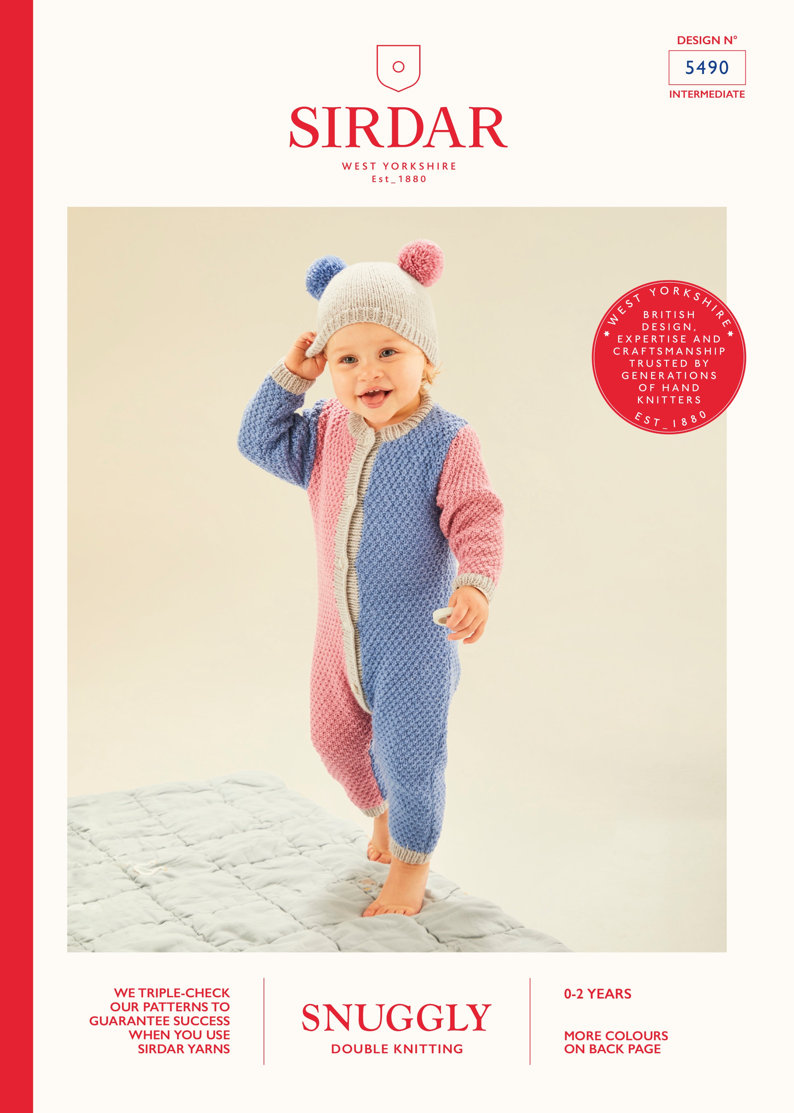 Romper in Sirdar Snuggly DK - 5490 - Downloadable PDF