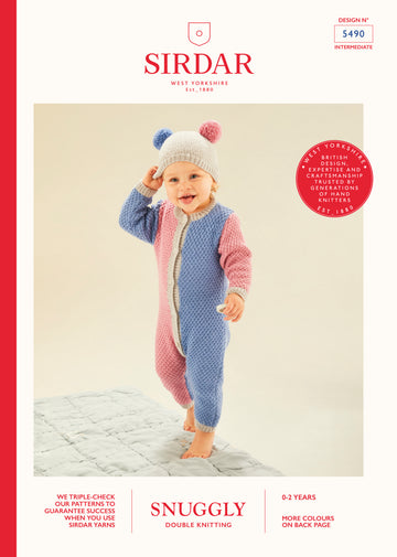 Romper in Sirdar Snuggly DK - 5490 - Downloadable PDF