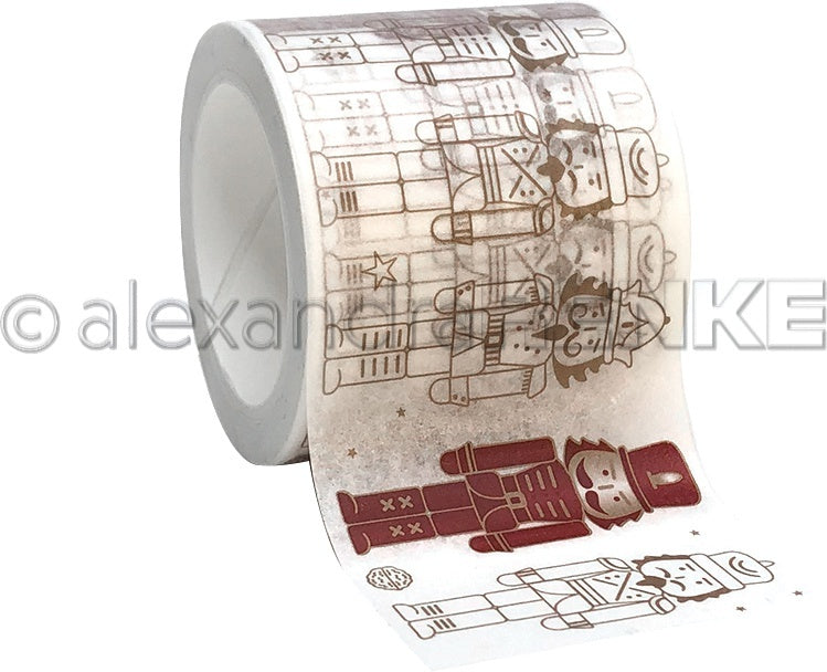 Alexandra Renke Washi Tape 40mmX10m - Nutcracker Outline, Nutcracker