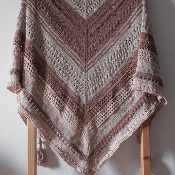 Dried Lavender Shawl