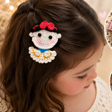 Crochet Doll Hair Clip Pattern PDF + Video Tutorial