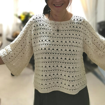 Lovely Sea Flower Summer Top