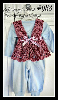 988 - Flared Shrug vest