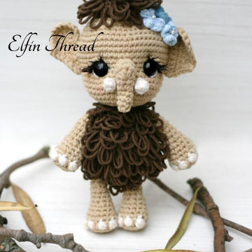 Maura the Chibi Mammoth Amigurumi