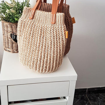 Ribbed Winter Tote