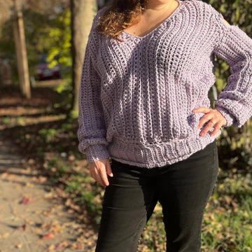 Sweater "Purple Rain"