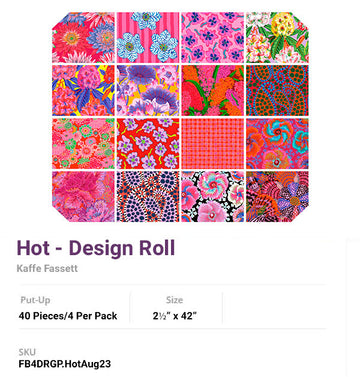 Kaffe Fassett Collective Design Roll - Hot