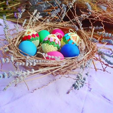 Flower Decor For Easter Eggs