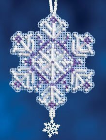 Mill Hill Amethyst Crystal Cross Stitch Kit - 6cm x 7cm