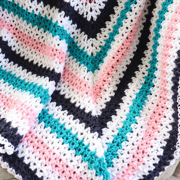 V-Stitch Granny Blanket