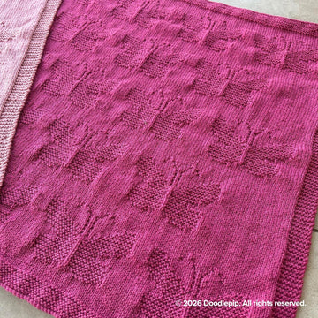 Butterfly Knit Blanket