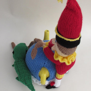 Mr Punch Tea Cosy Knitting Pattern