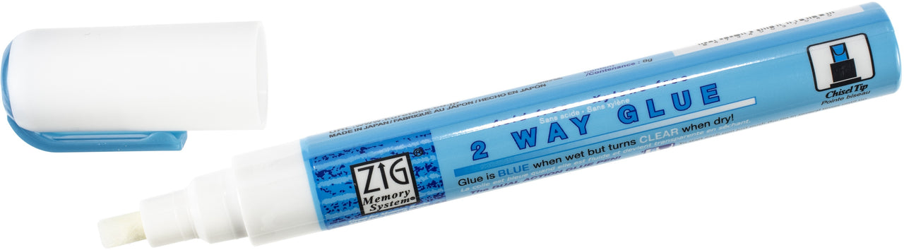 ZIG Kuretake Zig 2-Way Glue Pen 3/Pkg - Chisel Tip