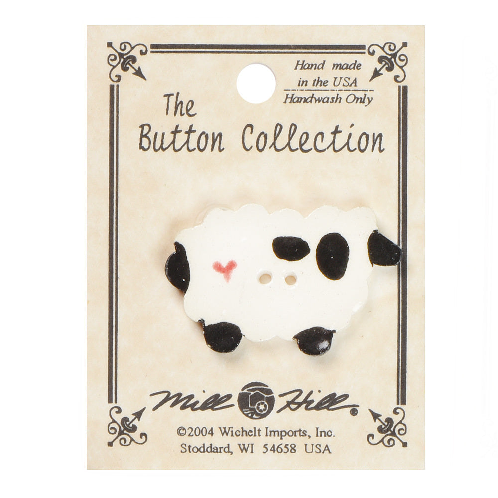 Mill Hill Button 86053 - Sheep with Heart