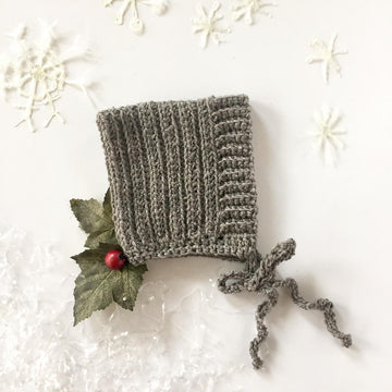 Ribbed Baby Bonnet