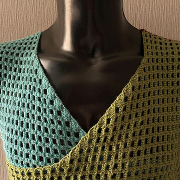 Crossover Mesh Tank Top