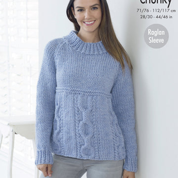 Sweater & Cardigan in King Cole Big Value Super Chunky - 5336 - Leaflet