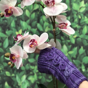 Orchid Bloom Mitts