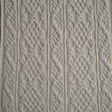 Mount Lyell Cabled Shawl
