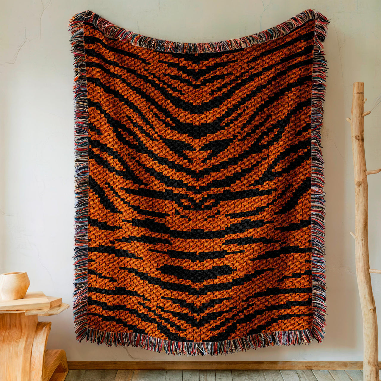Tiger Blanket C2C Crochet Pattern