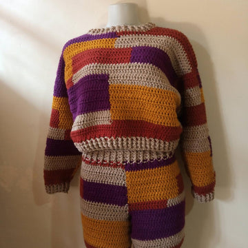 Tetris Crochet Sweater
