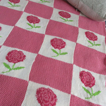 Rose and Moss Blanket