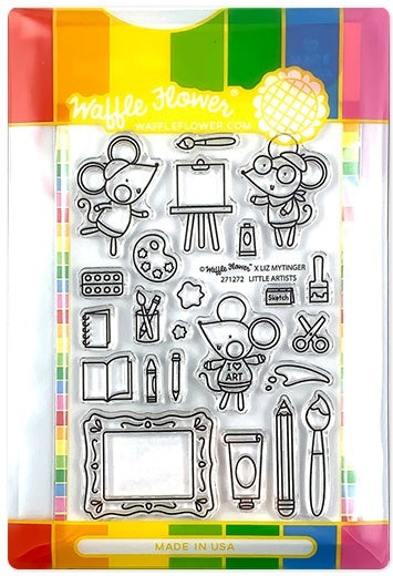 Waffle Flower Crafts Waffle Flower Stamp & Die Set - Little Artists