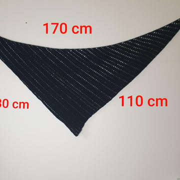 Dark Rose shawl