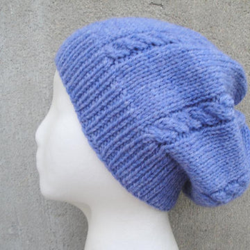 Lavender Cable Hat