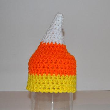 Candy Corn Halloween Hat / Pixie Hat