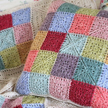Farmhouse Patch Blanket & Cushion