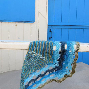 Pebbles on a Beach Shawl