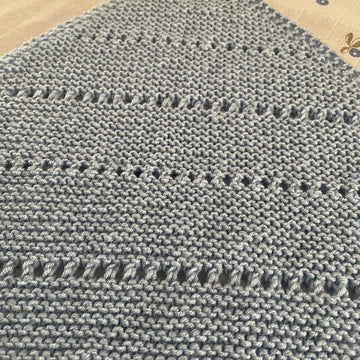 Corner 2 Corner Eyelet Baby Blanket