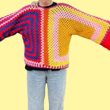 Hexagon Crochet Jumper