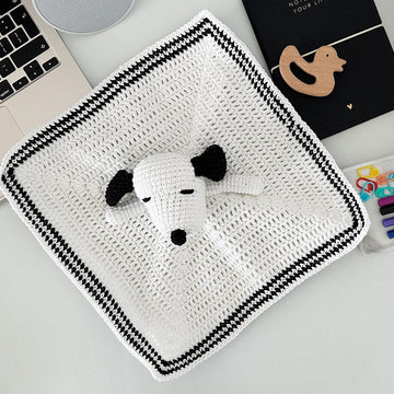 Snoopy lovey blanket