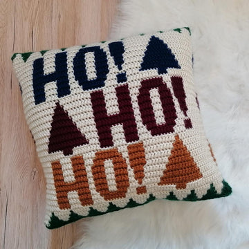 Ho Ho Ho Christmas Pillow