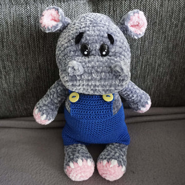 Crochet Pattern for the Hippo Taddle!