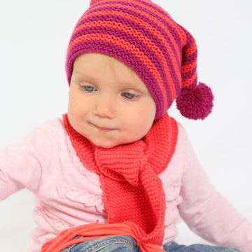 Strickanleitung Teebeutelmütze Max & Mia, von 0 bis 3 Jahre, Anfängerfreundlich