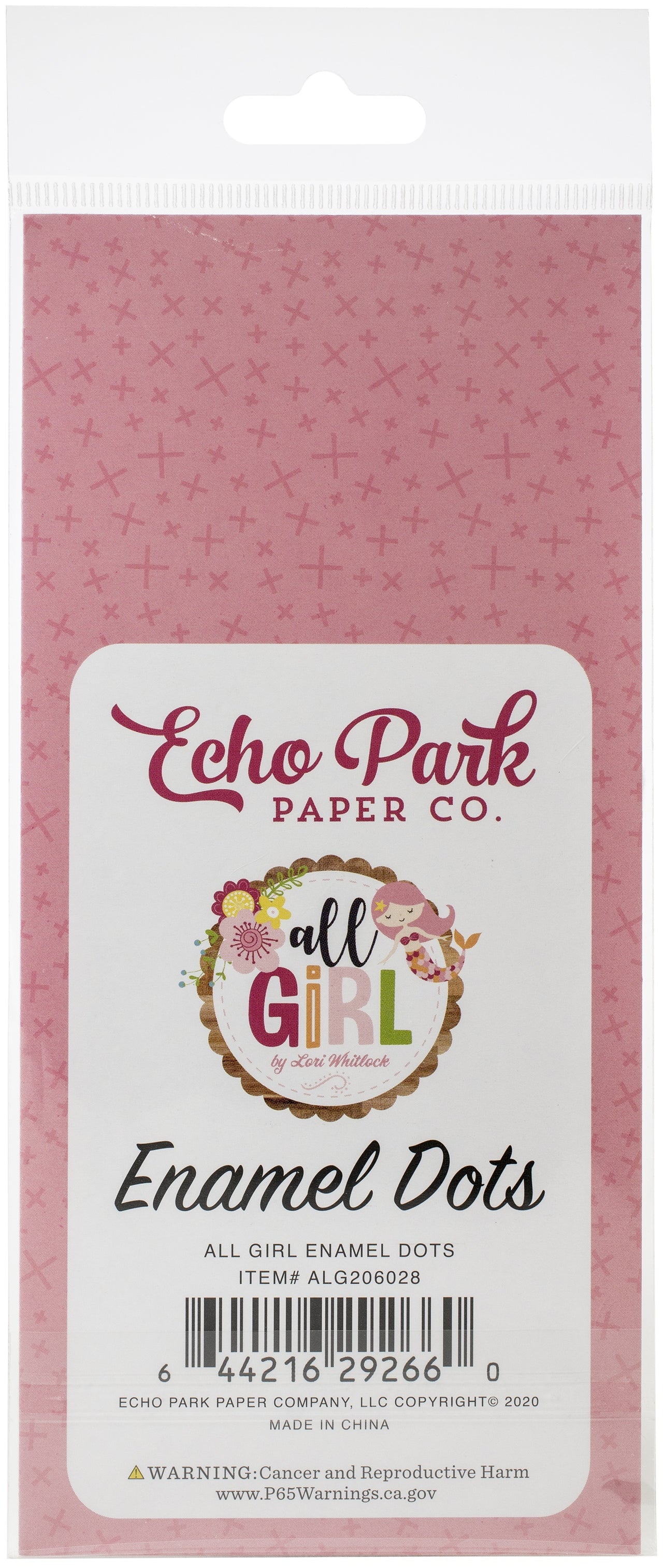 Echo Park Paper Echo Park Adhesive Enamel Dots 60/Pkg - All Girl