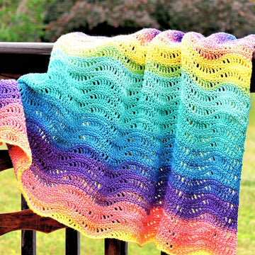 Mandala Waves Baby Blanket