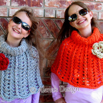 Chic Rose Poncho